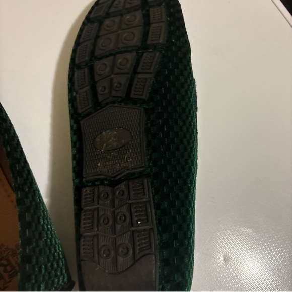 Royalty For Me Green Loafers with Gold Accent - Picture 8 of 8